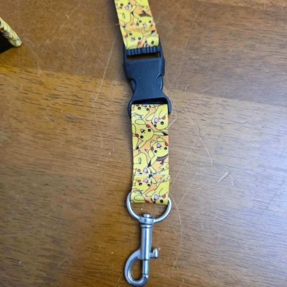 Pokemon Pikachu Drawstring eBackpack Bag with Lanyard‎ Yellow